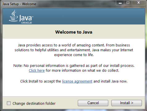 Proses Instal Java